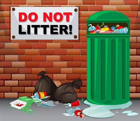 Stop Littering Images .